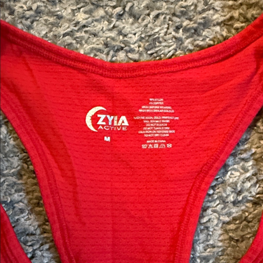 Red Racerback Tank Top - Picture 2 of 4